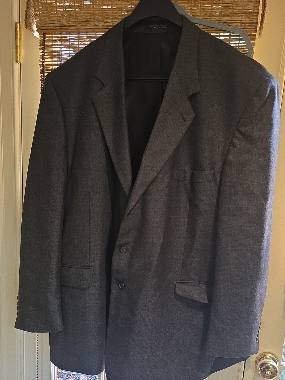 Men's Classic Charcoal Blazer - Versatile Formal Jacket